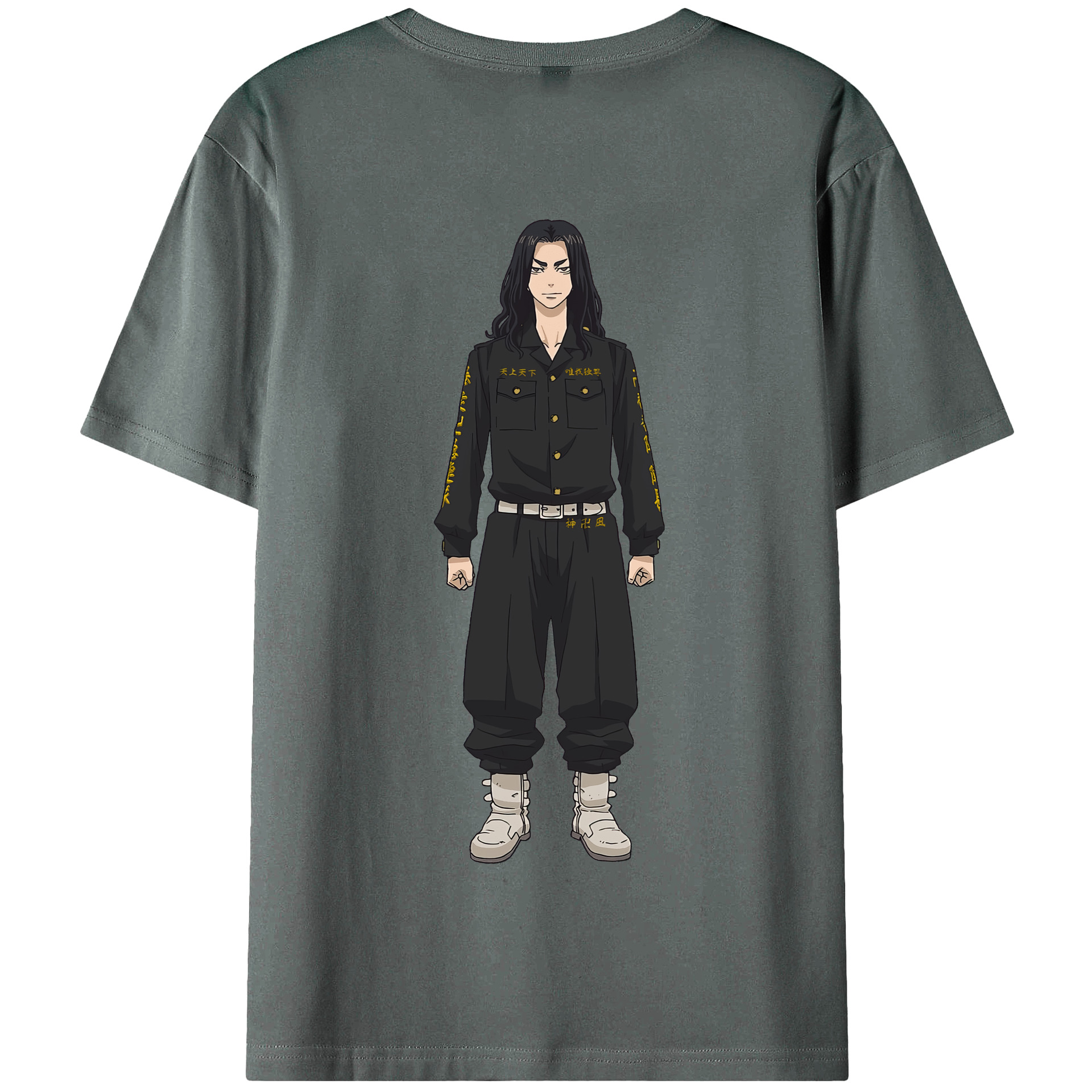 （画像用） 東京リベンジャーズ Tokyo Revengers 綿100％半袖Tシャツ（背面プリント）